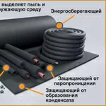 Трубная и рулонная изоляция из вспененного каучука