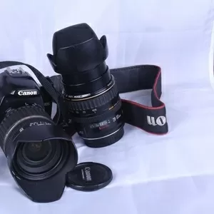Продам ﻿Canon EOS 450D   2 объектива   2 флешки   сумка
