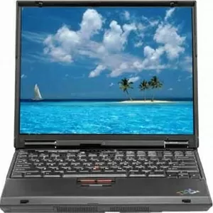 Ноутбук IBM ThinkPad T30 + COM порт RS-232 Db9 + WinXP