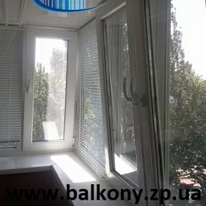 	Остекление балконов в Запорожье металлопластиковыми окнами	