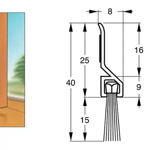 Уплотнители для дверей для шумоизоляции и от сквозняков