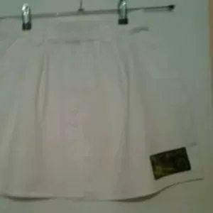 белая юбка для занятий большим теннисом