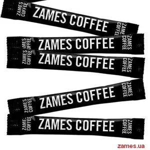 Сахар в стиках ZAMES COFFEE 1 кг - 200 стиков. Оптом. Крупным оптом