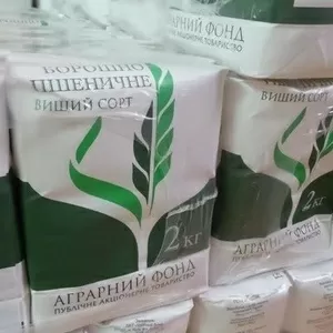 Мука пшеничная высший и первый сорт от производителя «Аграрный фонд