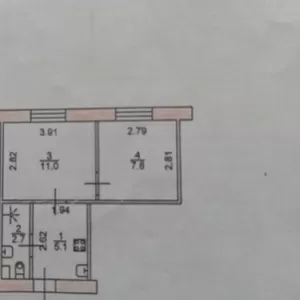 Продам  2-х комн.квартиру по ул.Космической