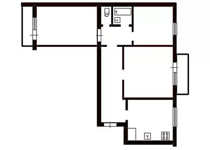 Продам 3-комн. квартиру,  Осипенковский мкрн,  ул. Звенигородская