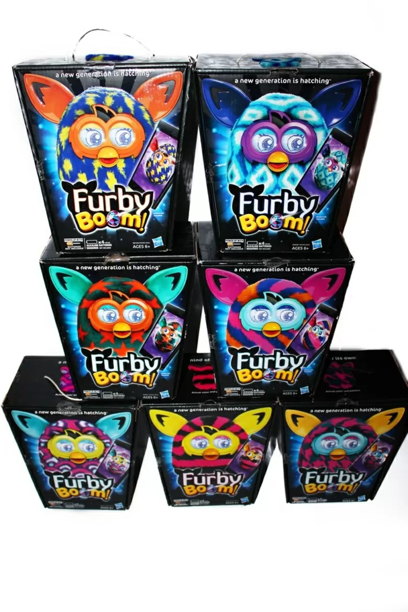 Furby Фёрби Голубые бриллианты оригинал интерактивный питомец дешево 3