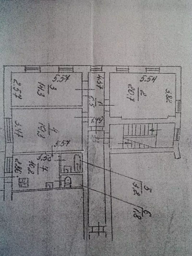 Продам 3-х комнатную квартиру  2