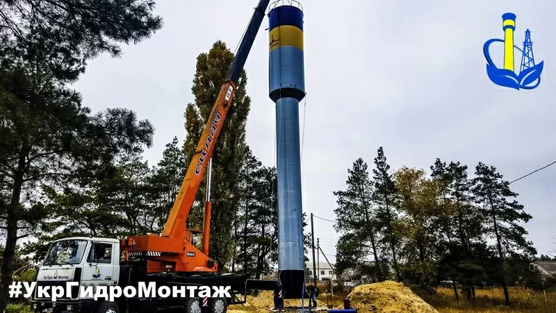 Водонапорные башни ВБР-160 Изготовление,  монтаж и установка Башен 2