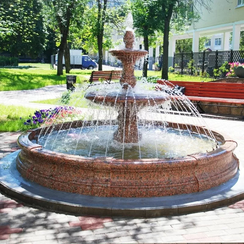Садовые фонтаны и водопады с доставкой и монтажом по Украине 12
