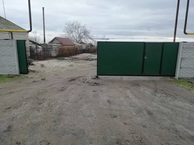 Производство и установка откатных ворот Запорожья. 2