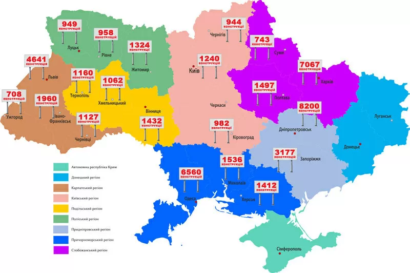 Размещение рекламы на щитах и видеобордах по всей Украине 5