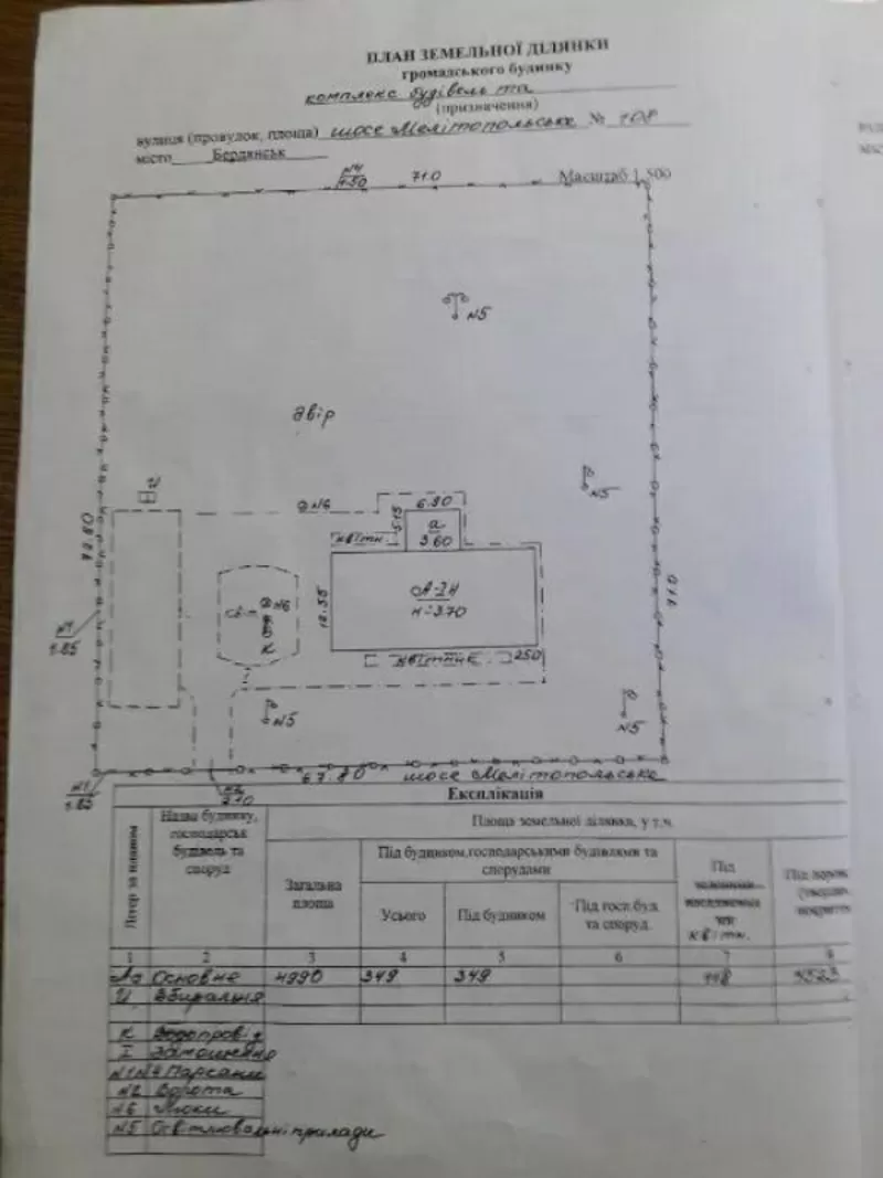 Бердянск. Участок 50 соток,  под АЗС,  СТО,  АТБ,  Сильпо 5