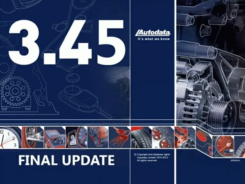 Программа Autodata 3.45 - база по ремонту и диагностике автомобилей