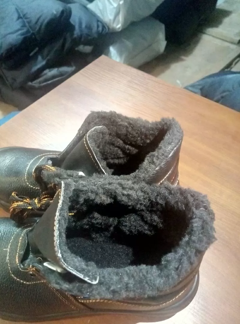 Спецобувь - ботинки зимние рабочие кожа в наличии продажа 3