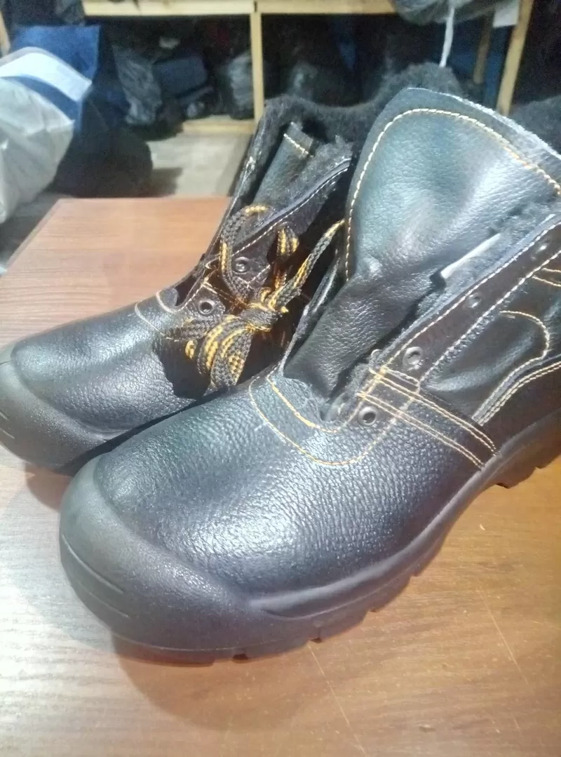 Спецобувь - ботинки зимние рабочие кожа в наличии продажа 5